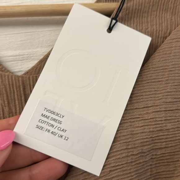 TOVE MAE Organic Cotton Clay Dress BRAND NEW $773MSRP sz 38,40,42 - Picture 9 of 16